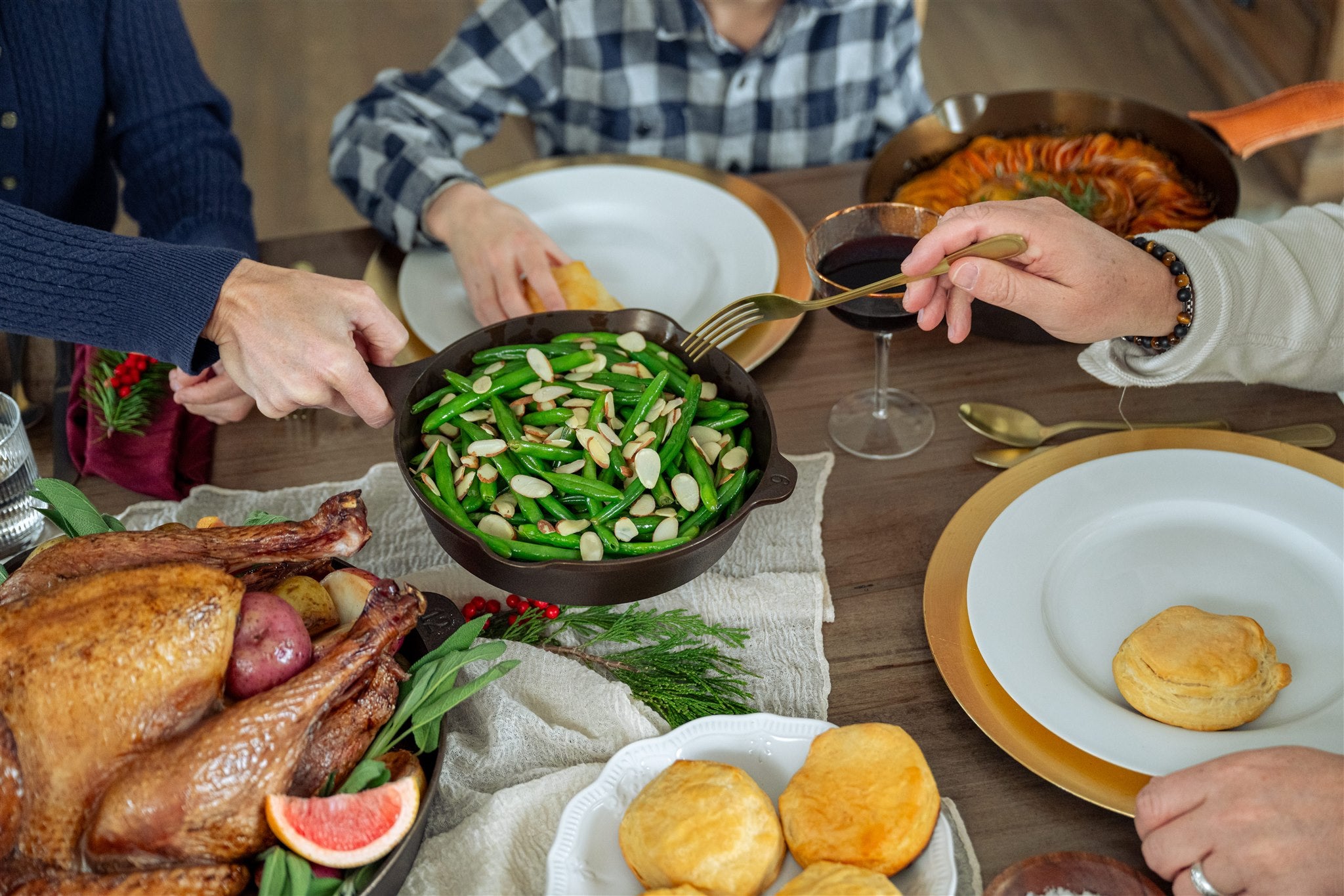 Spicy Green Bean Almondine