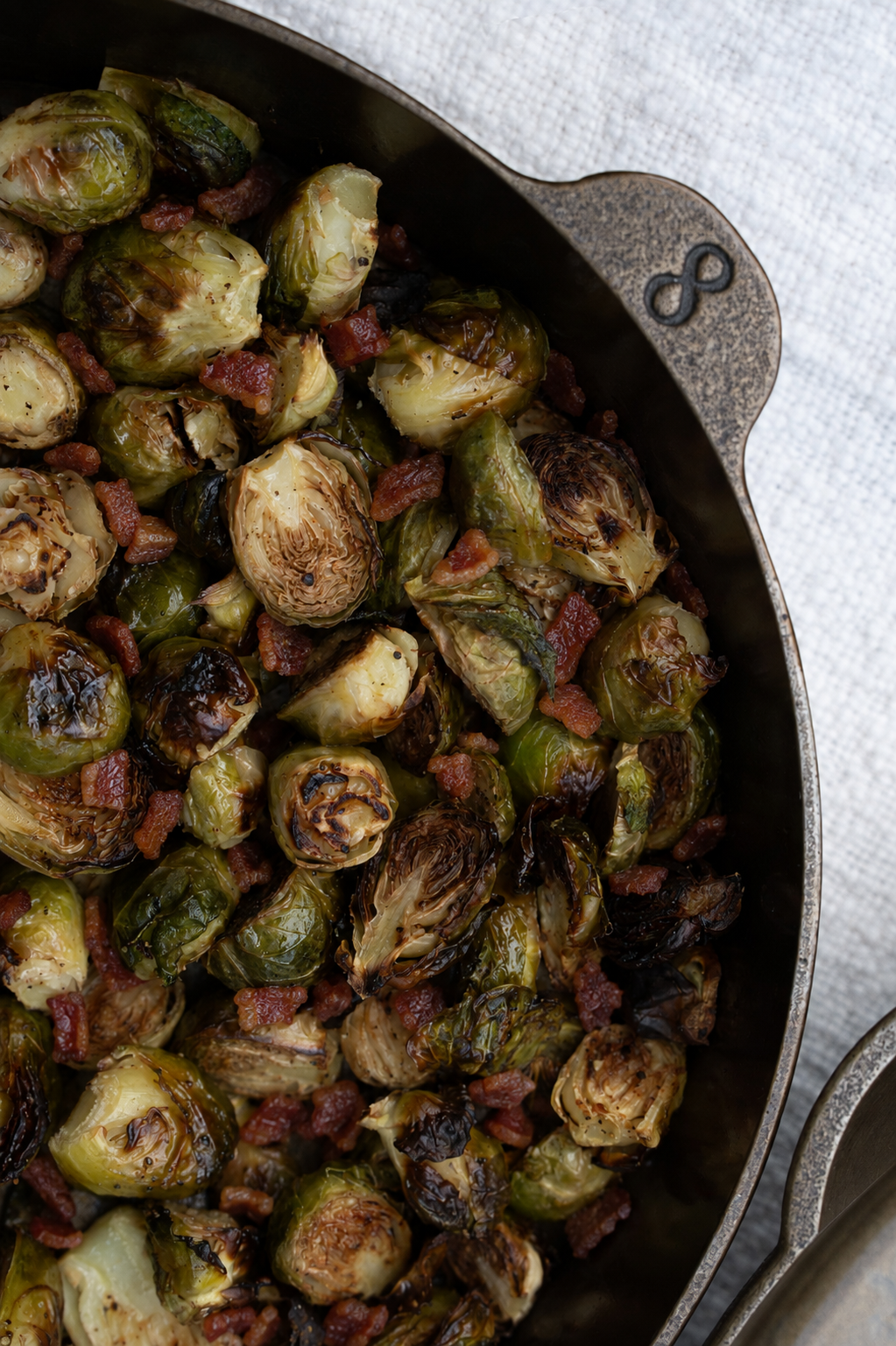 Apple Cider Glazed Brussels Sprouts