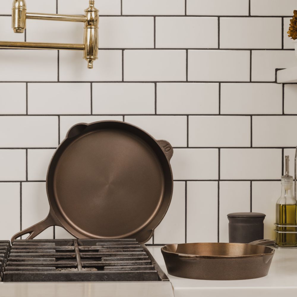 Lancaster Skillet Pair: No. 6 & No. 10