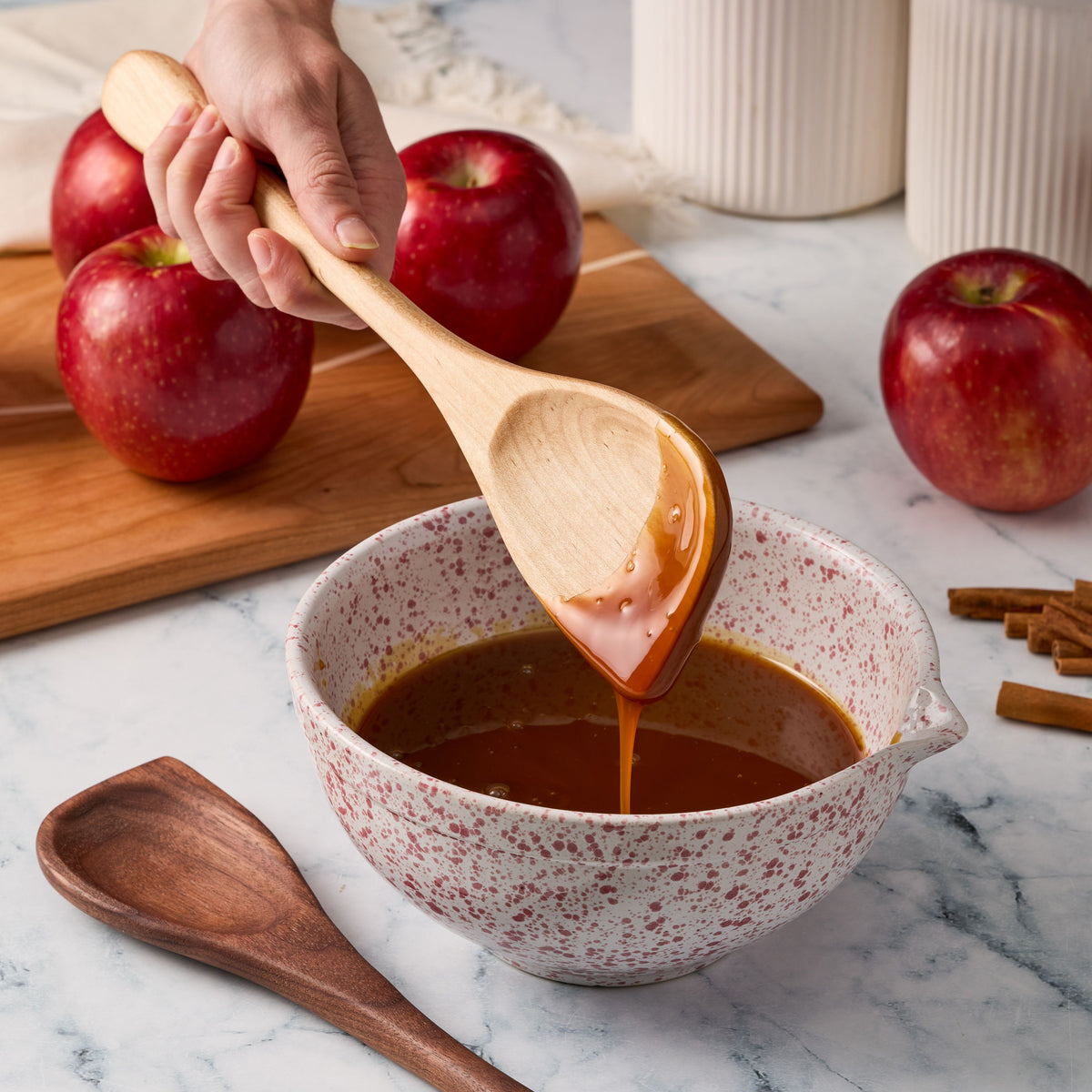 Wooden Corner Spoon 12"