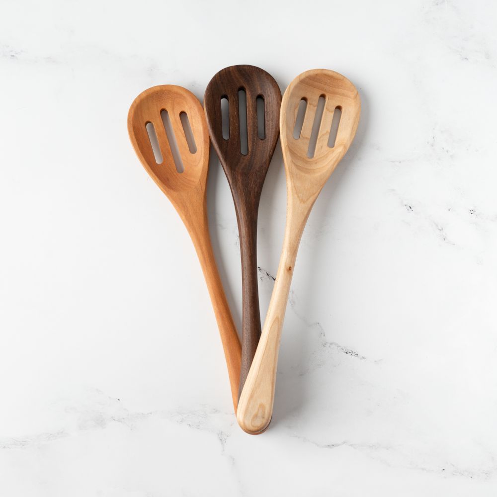 Wooden Slotted Spoon