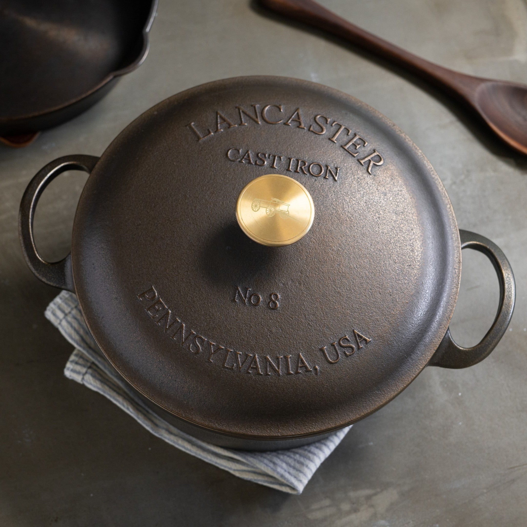 Lancaster No. 8 Cast Iron Lid