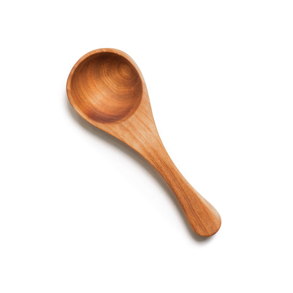Handmade wooden coffee scoop with decorated handle - Inspire Uplift