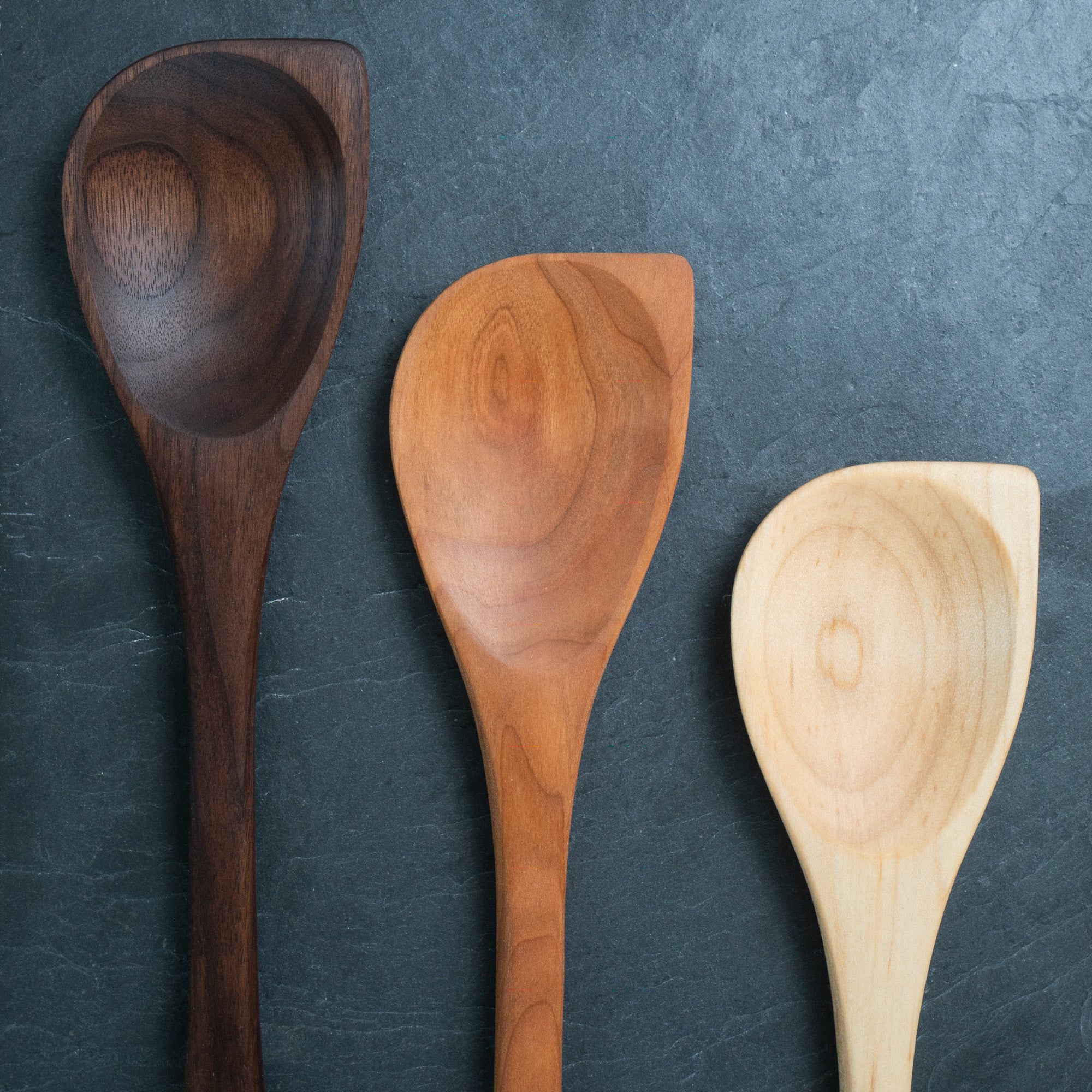 Wooden Corner Spoon 12"