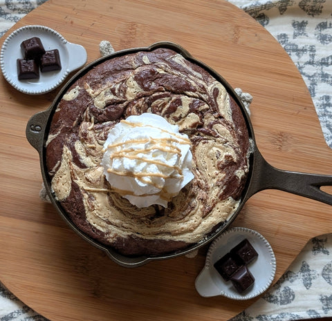 Chocolate Tahini Lava Cake