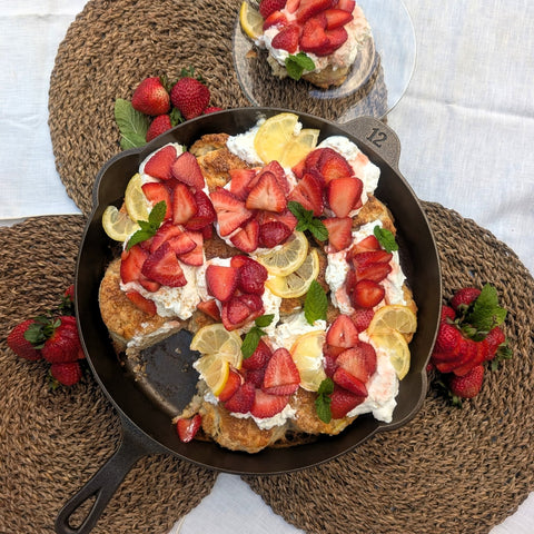 Strawberry Rhubarb Shortcake