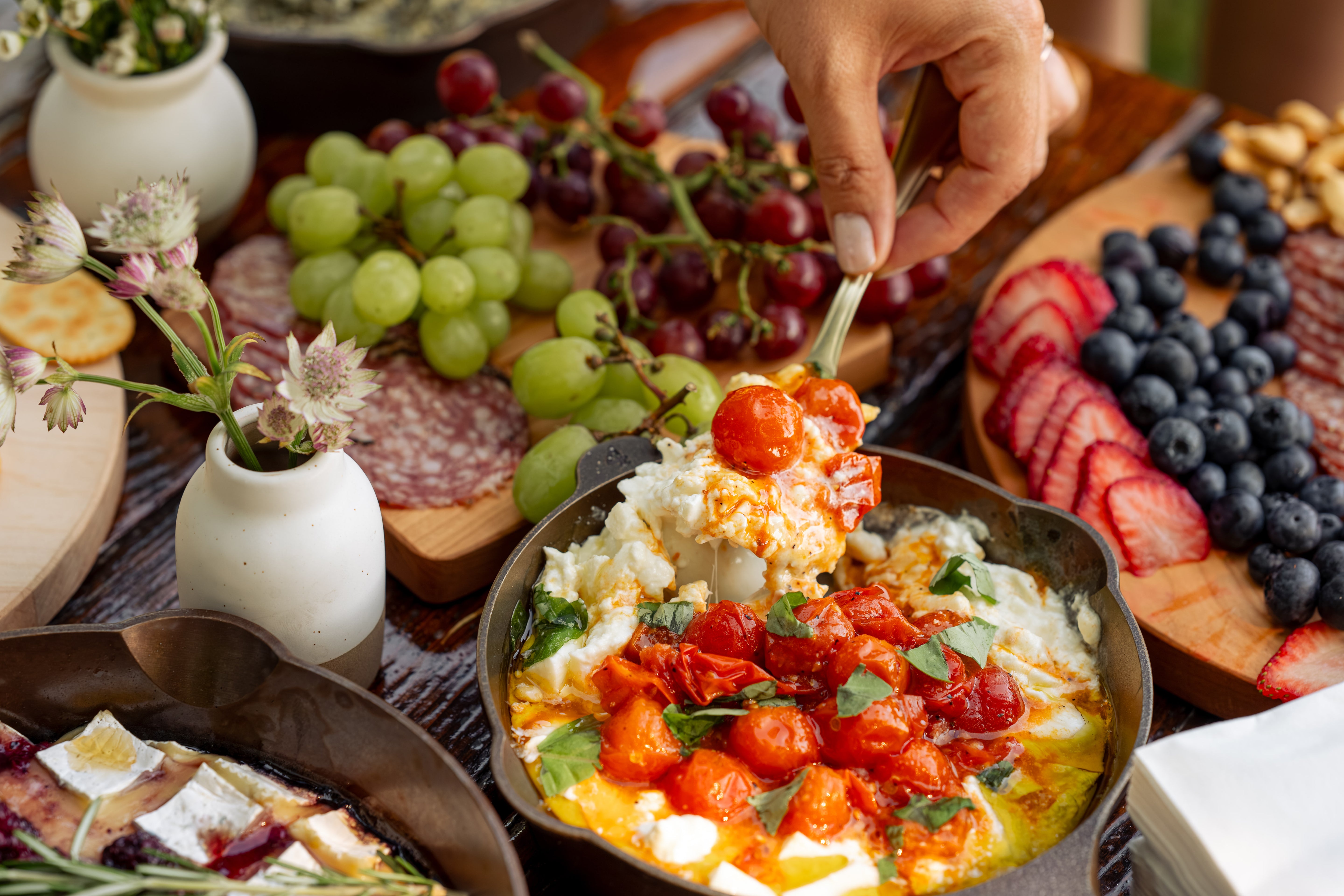 Roasted Tomato & Broken Burrata Dip