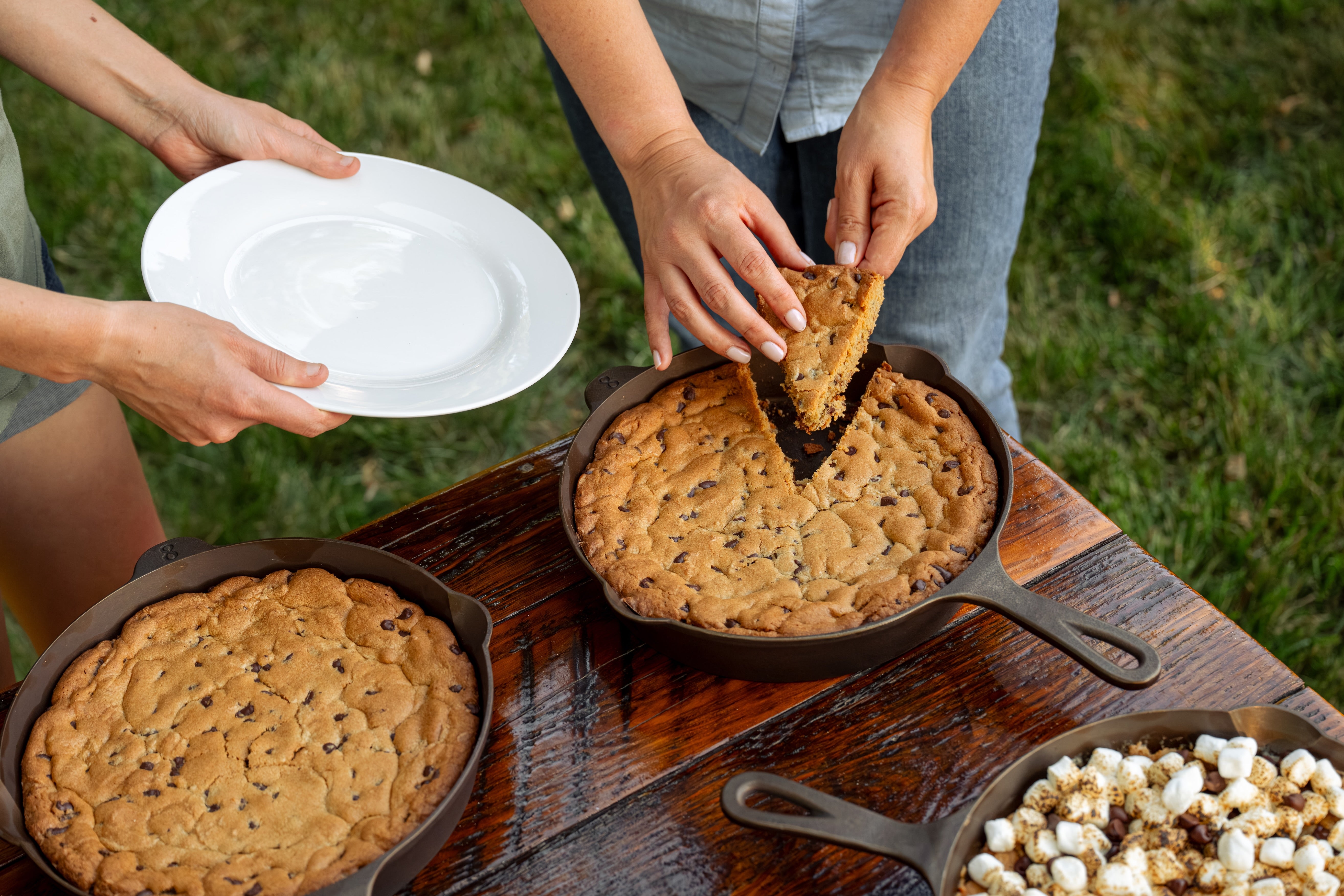 Cast Iron Skillet Chocolate Chip Cookie