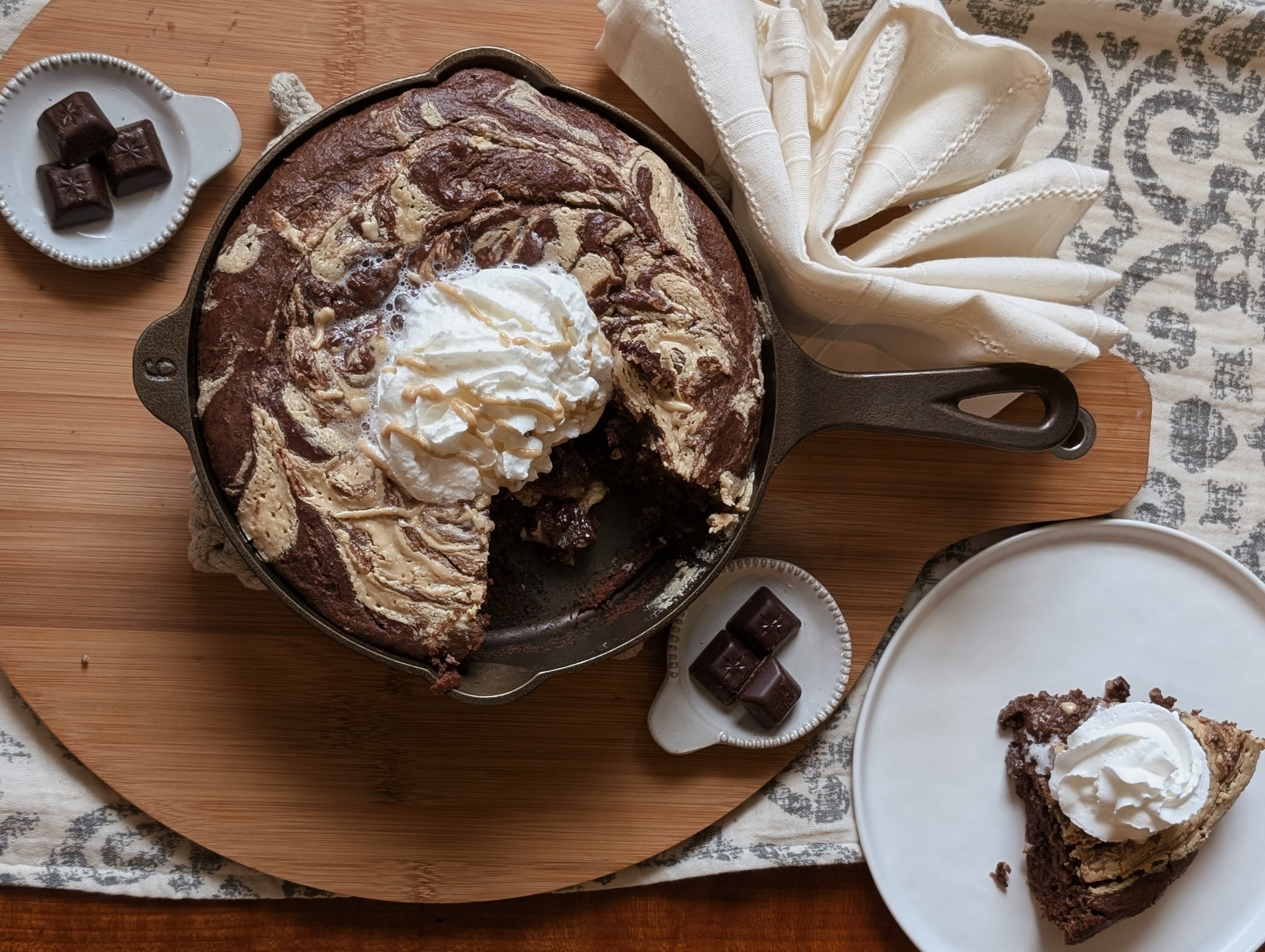Chocolate Peanut Butter Lava Cake