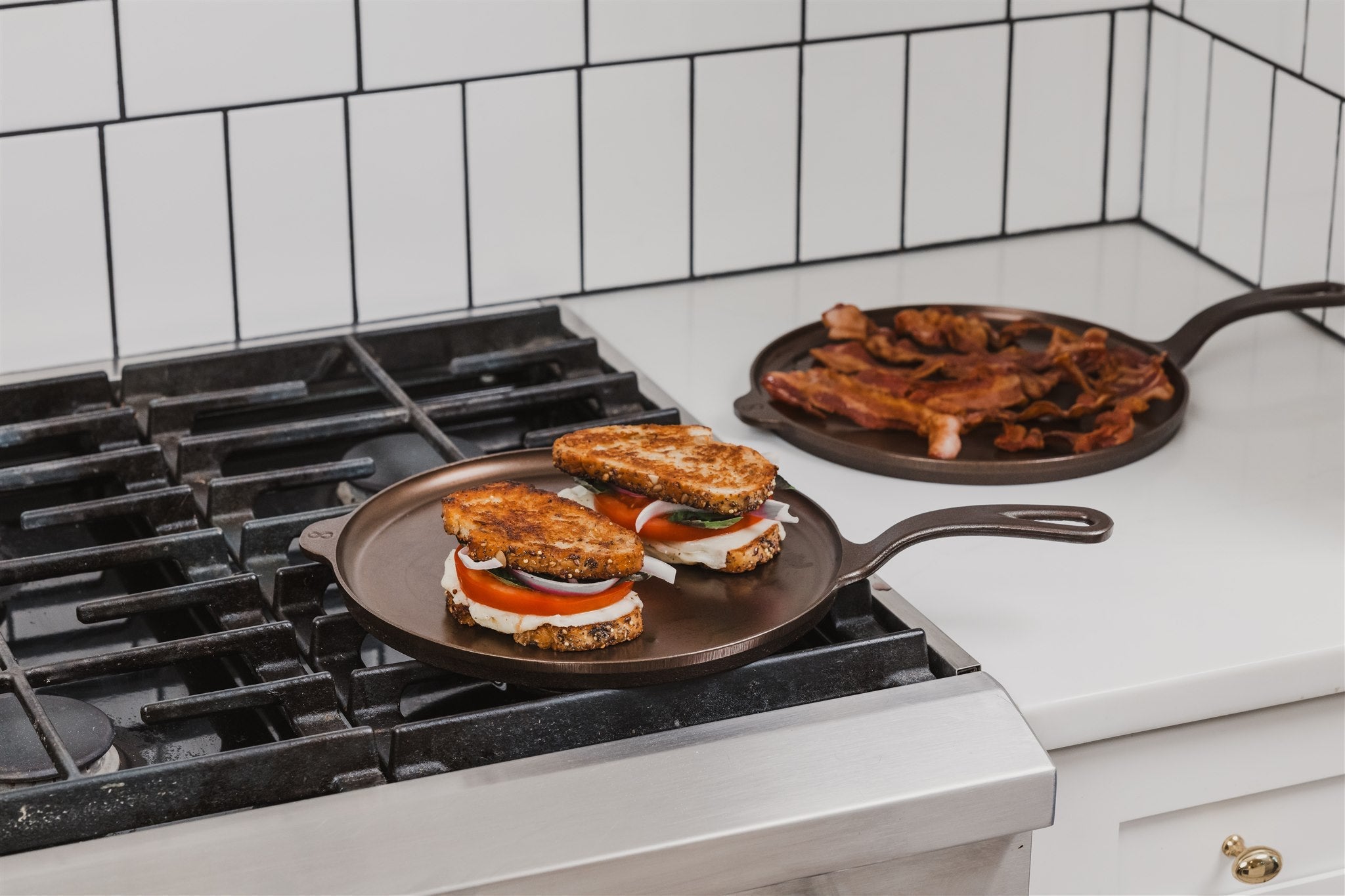 Tomato Basil Grilled Cheese
