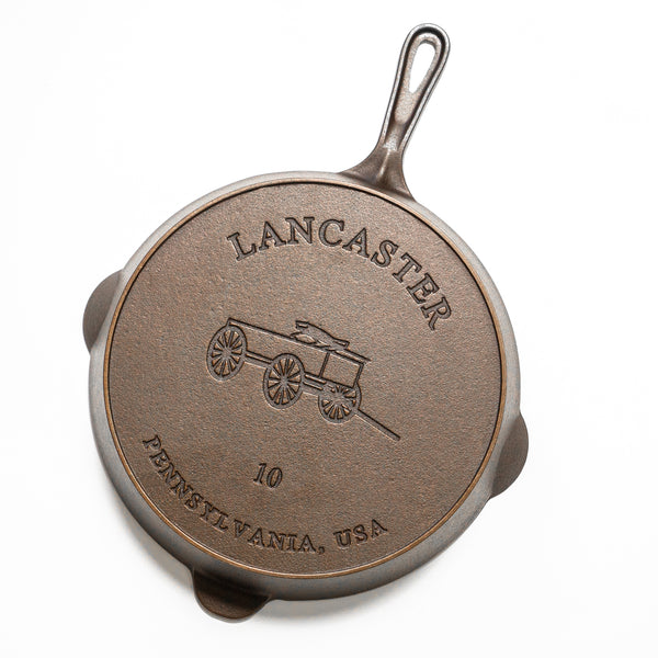 Lancaster No. 10 Cast Iron Skillet