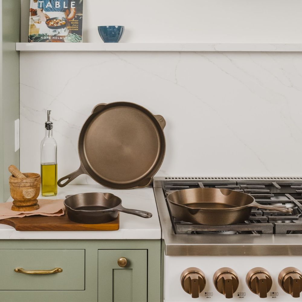 Lancaster Skillet Trio: No. 4, No. 8 & No. 12