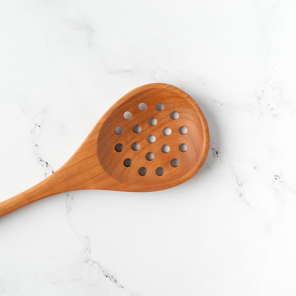 Wooden Strainer Spoon