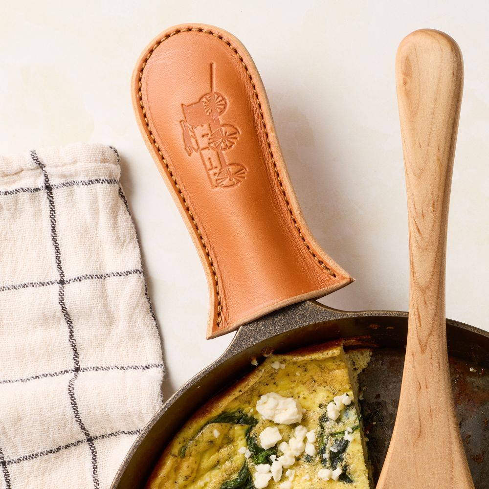 Leather Cast Iron Skillet Handle Cover