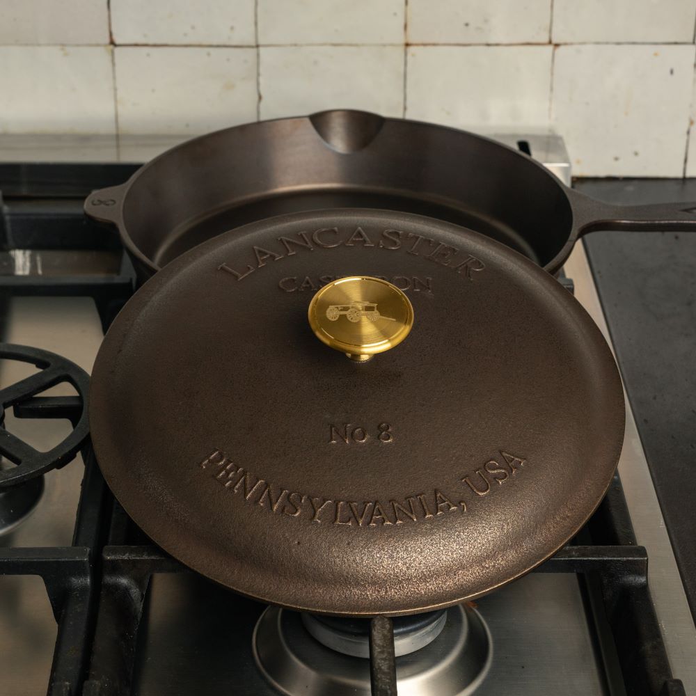 Lancaster No. 8 Skillet & Lid Bundle