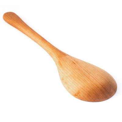 Wood cherry spoon hand crafted in USA