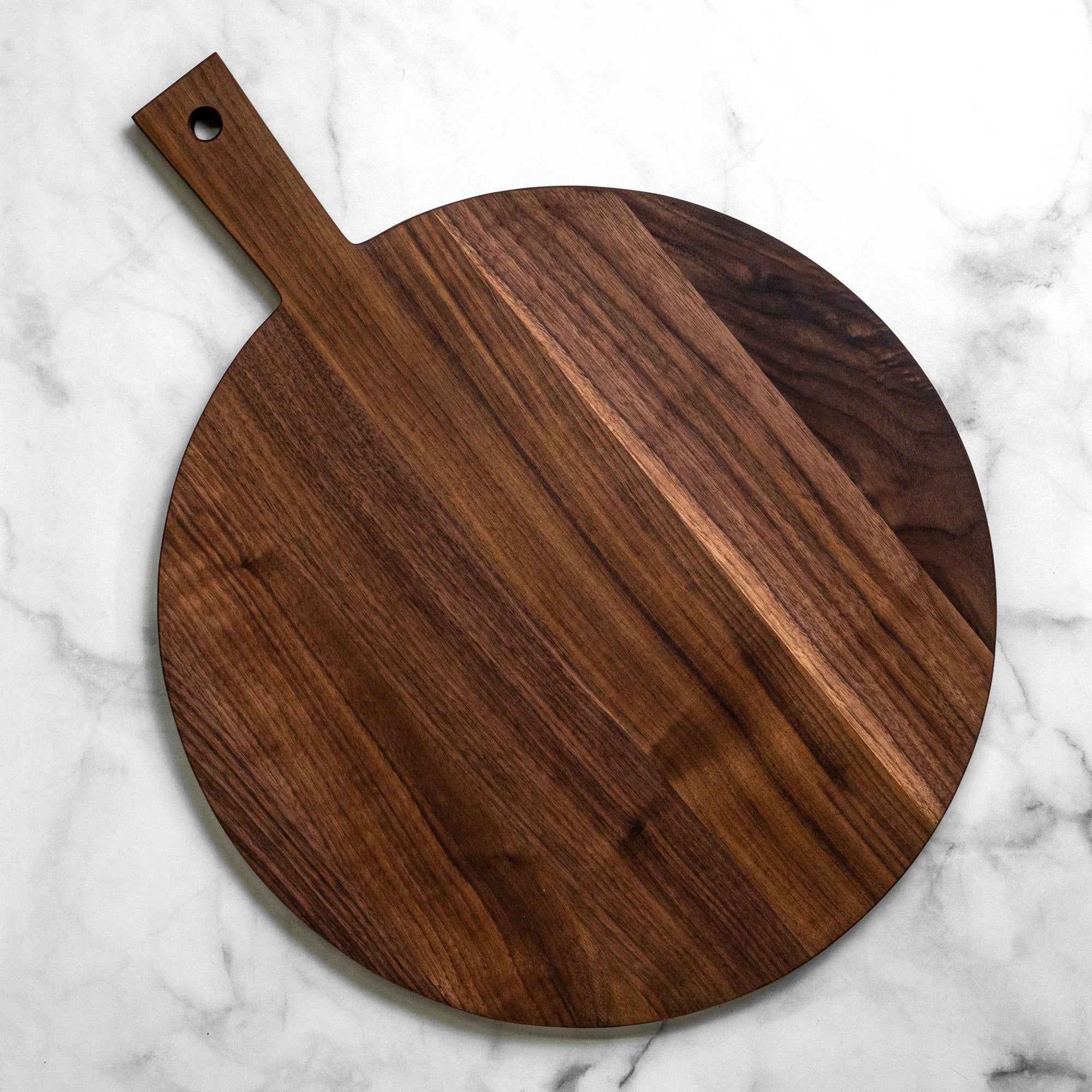 Small Round Cutting Board With Handle 