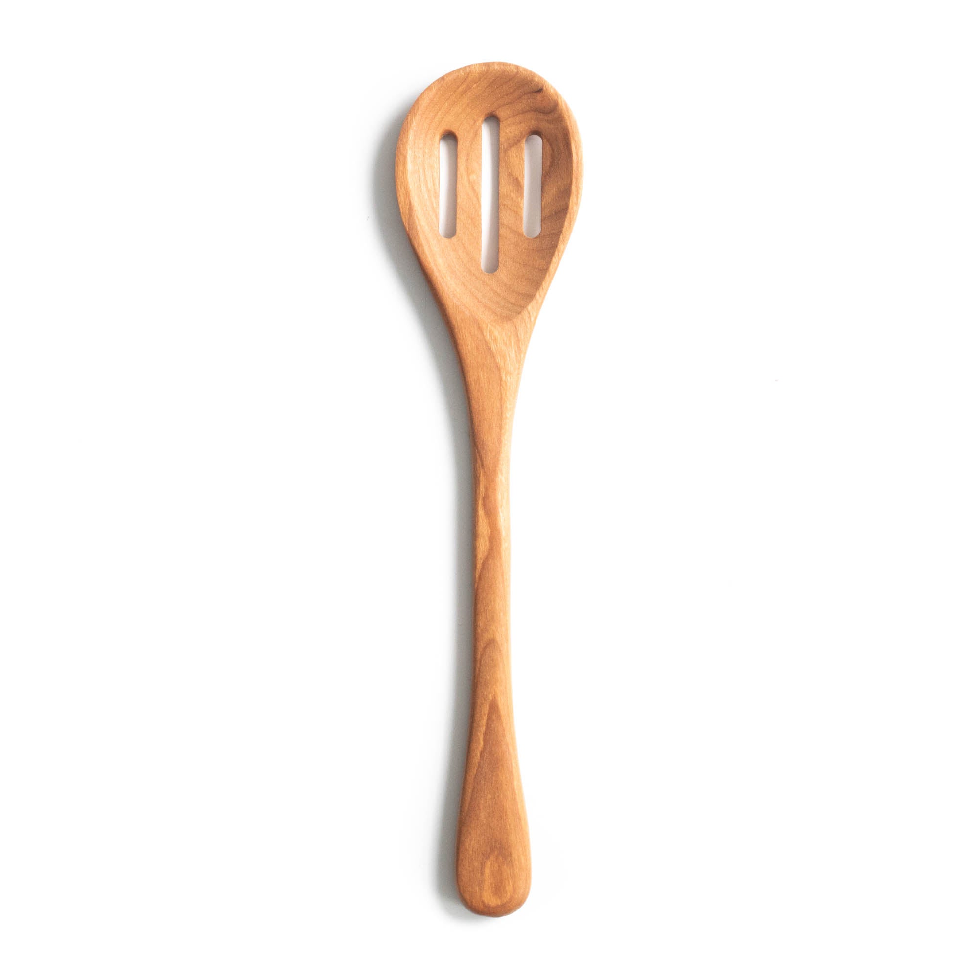 Slotted Ladle with Wooden Handle