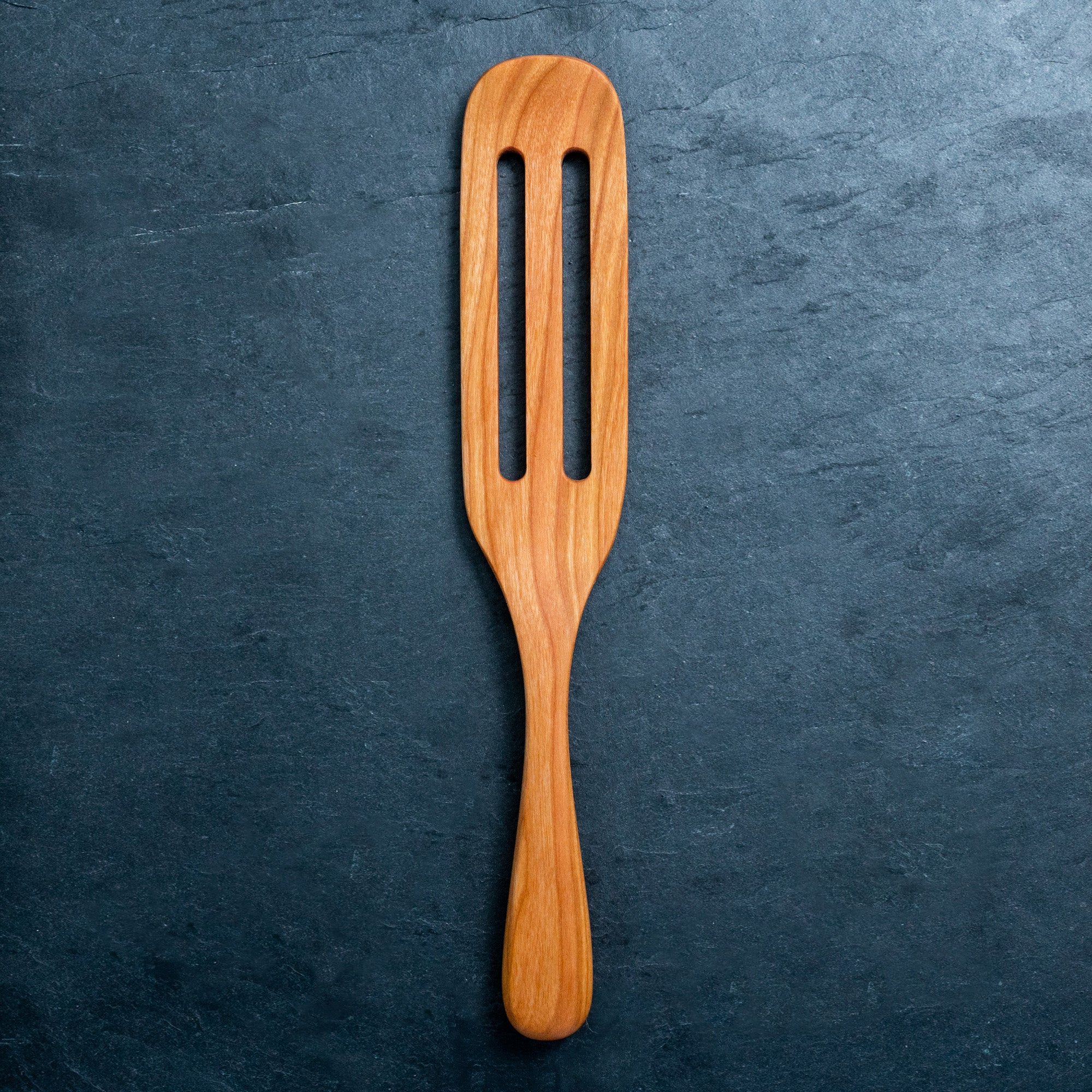 Wooden Slotted Spurtle Lancaster Cast Iron