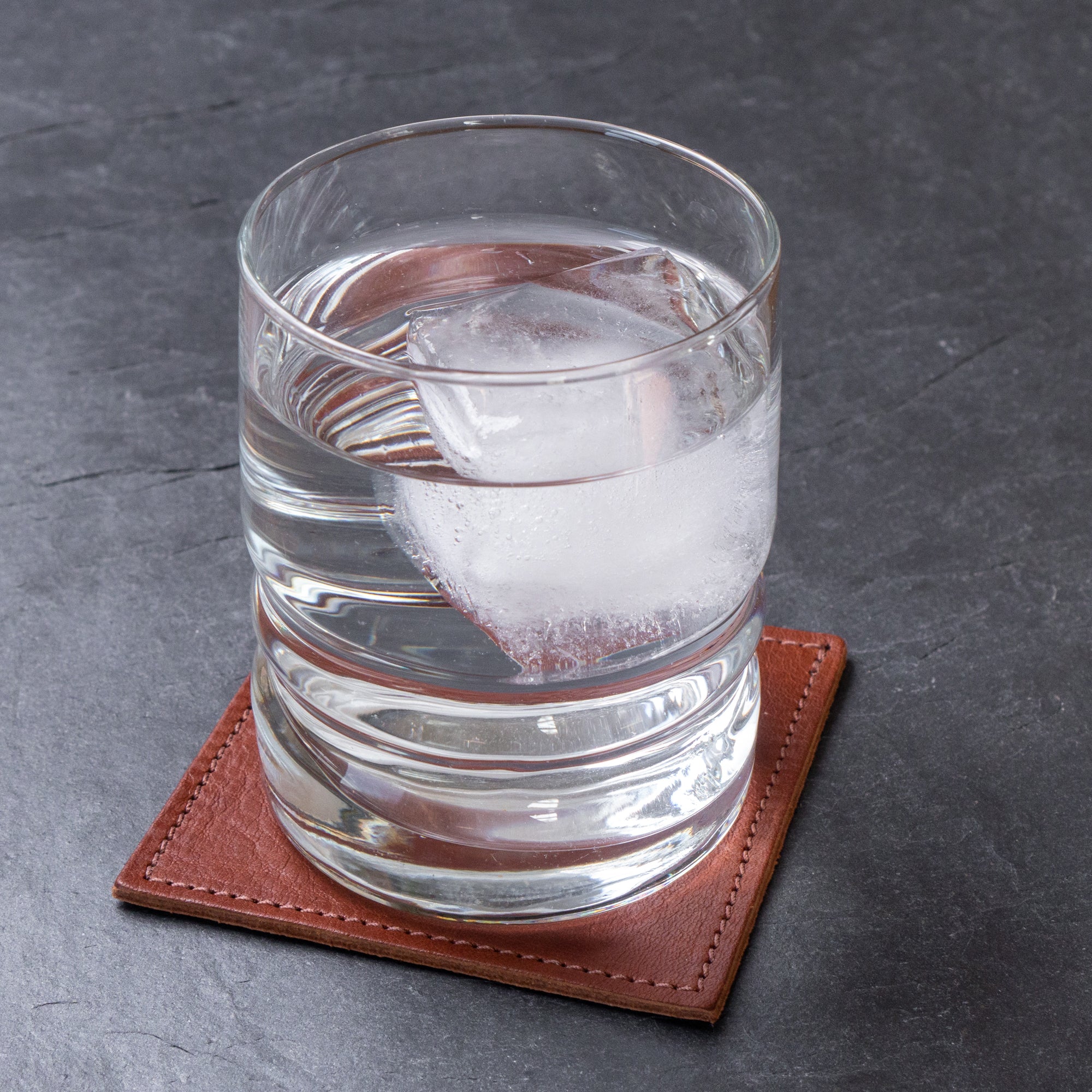 Premium Leather Coaster Set
