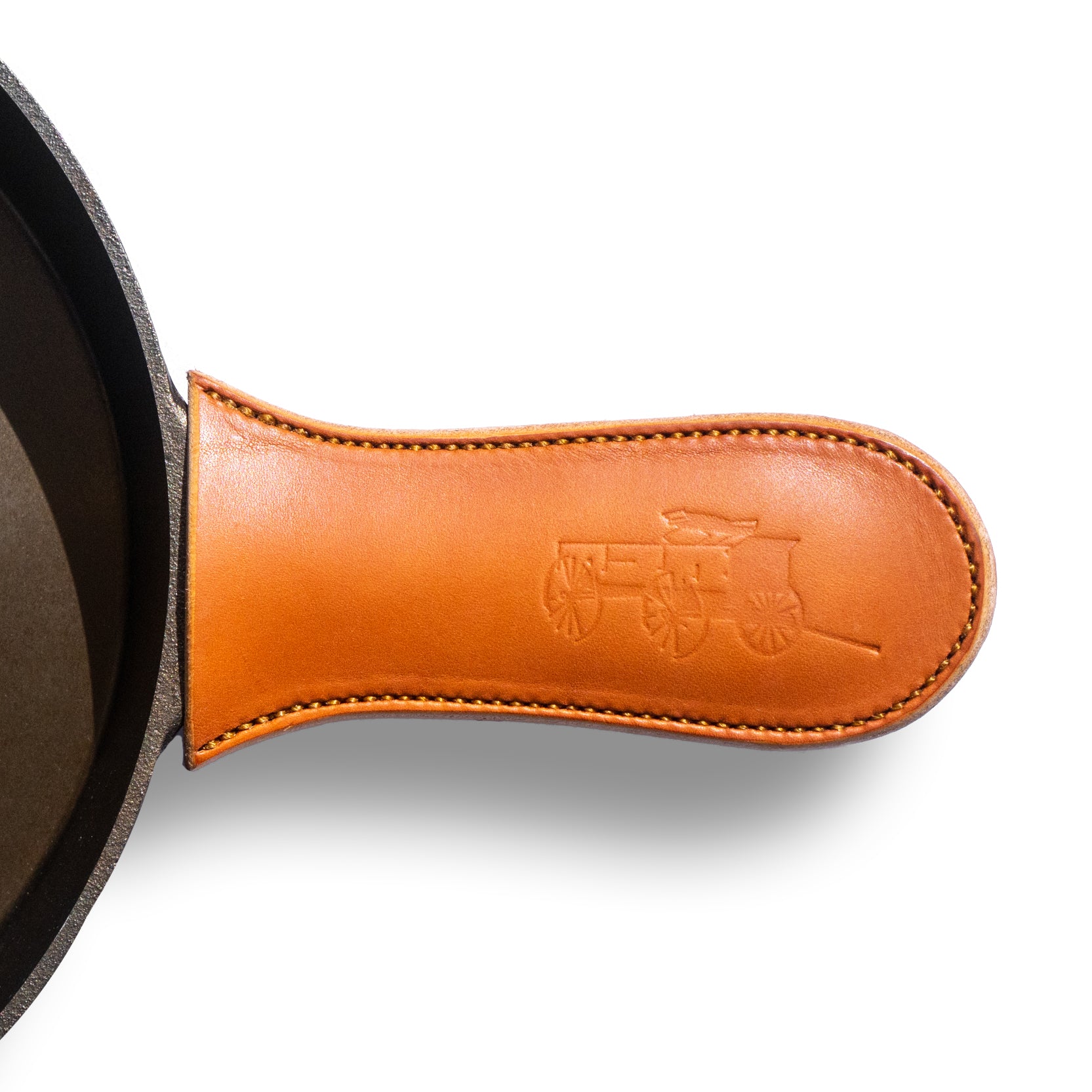 leather cast iron skillet handle cover pot holder oven mitt